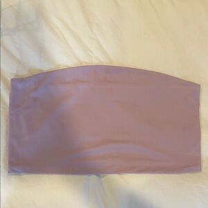 Eloquii Lavender Strapless Bandeau Top